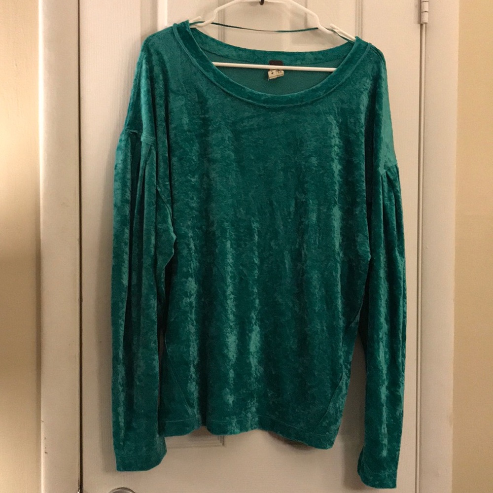 Free People Velvet top